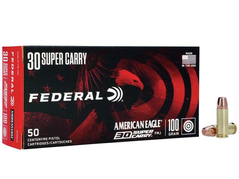 Ammunition Federal American Eagle FED AM EAGLE 30SC 100GR FMJ 50/1000