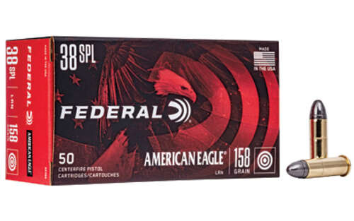 Ammunition Federal American Eagle 38Special FED AM EAGLE 38SPL 158GR LRN 50/1000