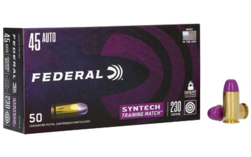 Ammunition Federal Syntech 45ACP FED SYNTECH 45ACP 230GR TSJ 50/500