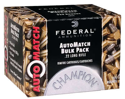 Ammunition Federal Champion 22LR FED AUTO MTCH 22LR 40GR SLD 325/3250