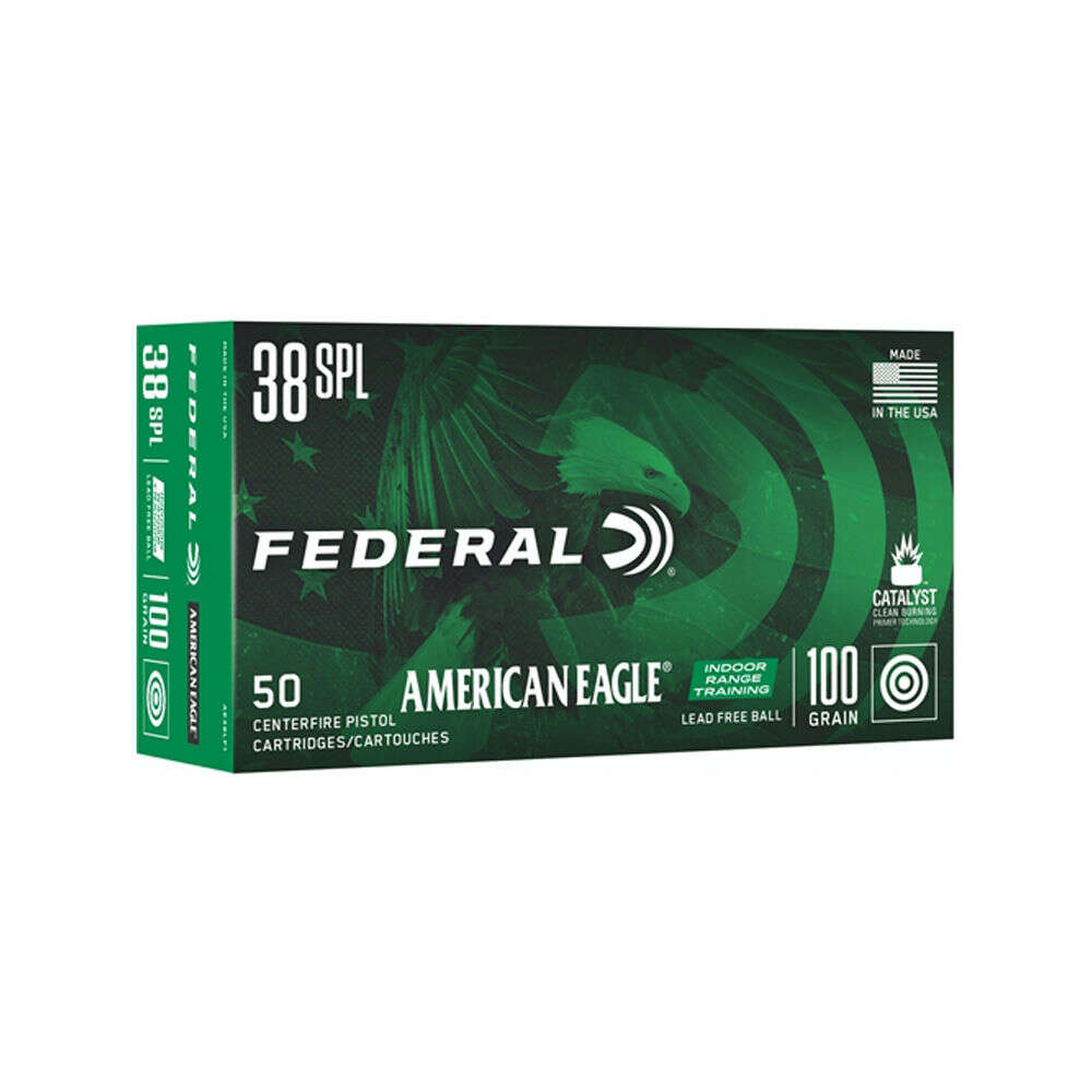 Ammunition Federal 4.50" 38Special 38 SPECIAL LEAD FREE RANGE 100GR 50/BX