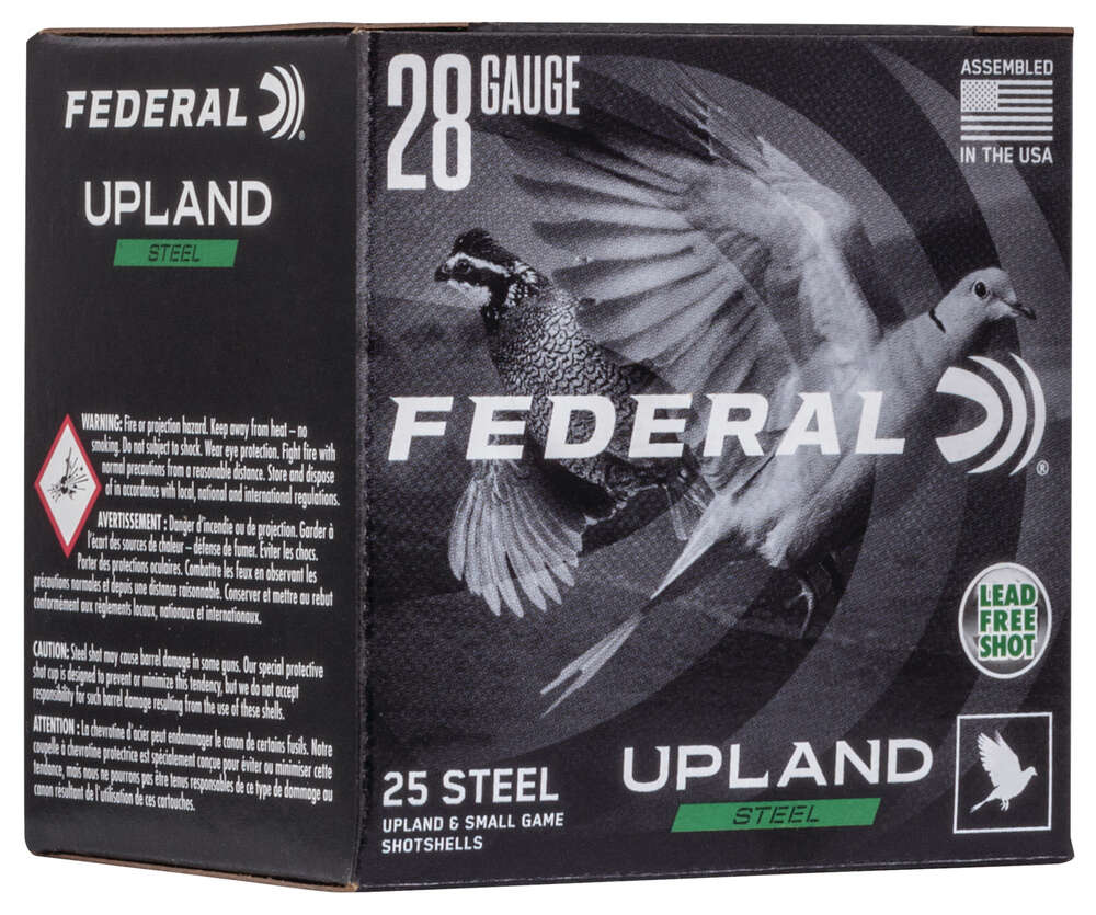 Ammunition Federal 4.50" 28Gauge FR STL 28GA 2 3/4IN 5/8OZ 6 25/BX