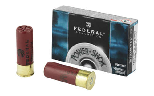 Ammunition Federal PowerShok 12Gauge FED PWRSHK 12GA 2.75 8P 000BCK 5/250 &bull; Model: PowerShok