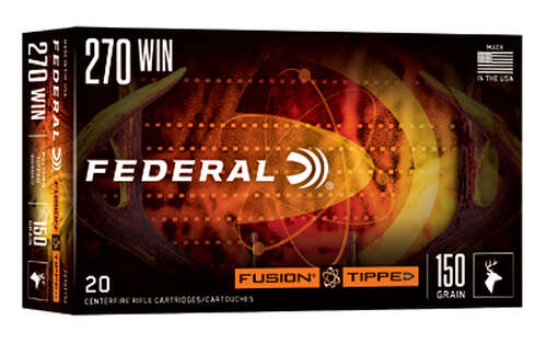 Ammunition Federal Fusion 270Win FUSION TIPPED 270WIN 150GR 20/200