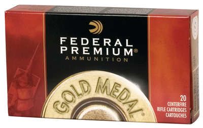 Ammunition Federal Gold Medal 223Rem FED GOLD MDL 223REM 69GR BTHP 20/200