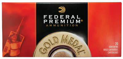 Ammunition Federal Gold Medal 338LAPUA FED GOLD MDL 338LAP 250GR BTHP 20/