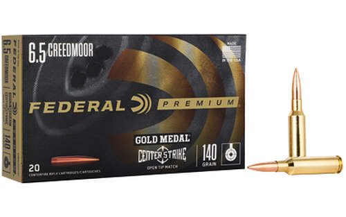 Ammunition Federal Federal Premium 6.5Creedmoor FED GOLD MDL 6.5CRD 140GR OTM 20/200