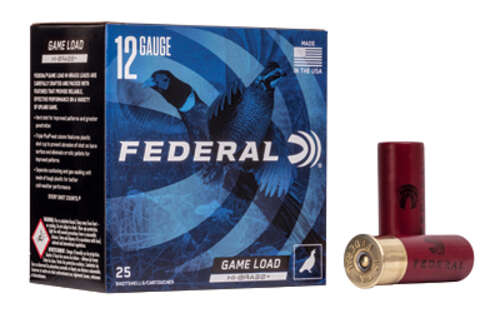 Ammunition Federal Game Load 12Gauge FED GAME LOAD 12GA 2.75" #6 25/250