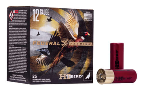 Ammunition Federal Hi Bird 12Gauge FED HI-BIRD 12GA 2.75" #5 25/250