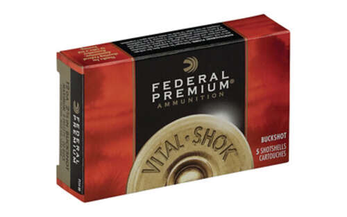 Ammunition Federal Federal Premium 12Gauge3" FED PRM VSHOK 12GA 3" 00 BCK 5/250