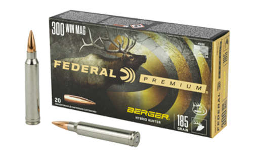 Ammunition Federal Federal Premium 300WinMag FED PRM 300WIN 185GR HYB HTR 20/200