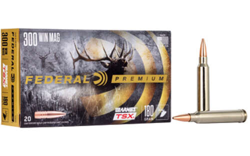 Ammunition Federal Federal Premium 300WinMag FED PRM 300WIN 180GR BRNS TSX 20/200