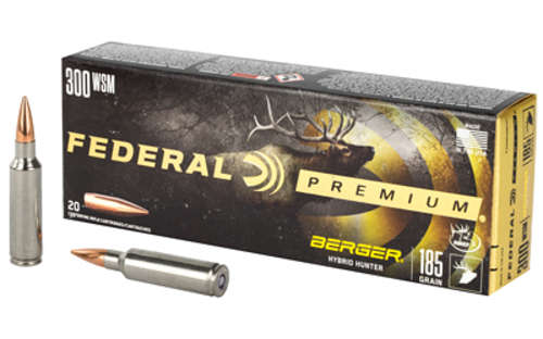 Ammunition Federal Federal Premium 300WSM FED PRM 300WSM 185GR HYB HR 20/200