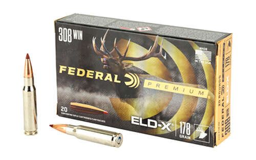 Ammunition Federal Federal Premium 308Win FED PREM 308WIN 178GR ELDX 20/200