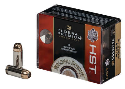 Ammunition Federal Federal Premium FED PRM HST 40SW 180GR JHP 20/200