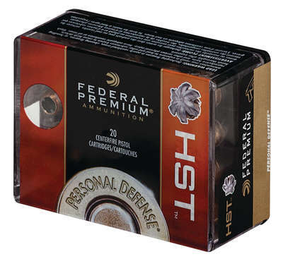 Ammunition Federal Federal Premium 9mm FED PRM HST 9MM 124GR JHP 20/200 • Model: Federal Premium