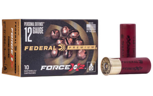 Ammunition Federal Federal Premium 12Gauge FED PRM FORCE X2 12GA 2.75 9PLLT 00B