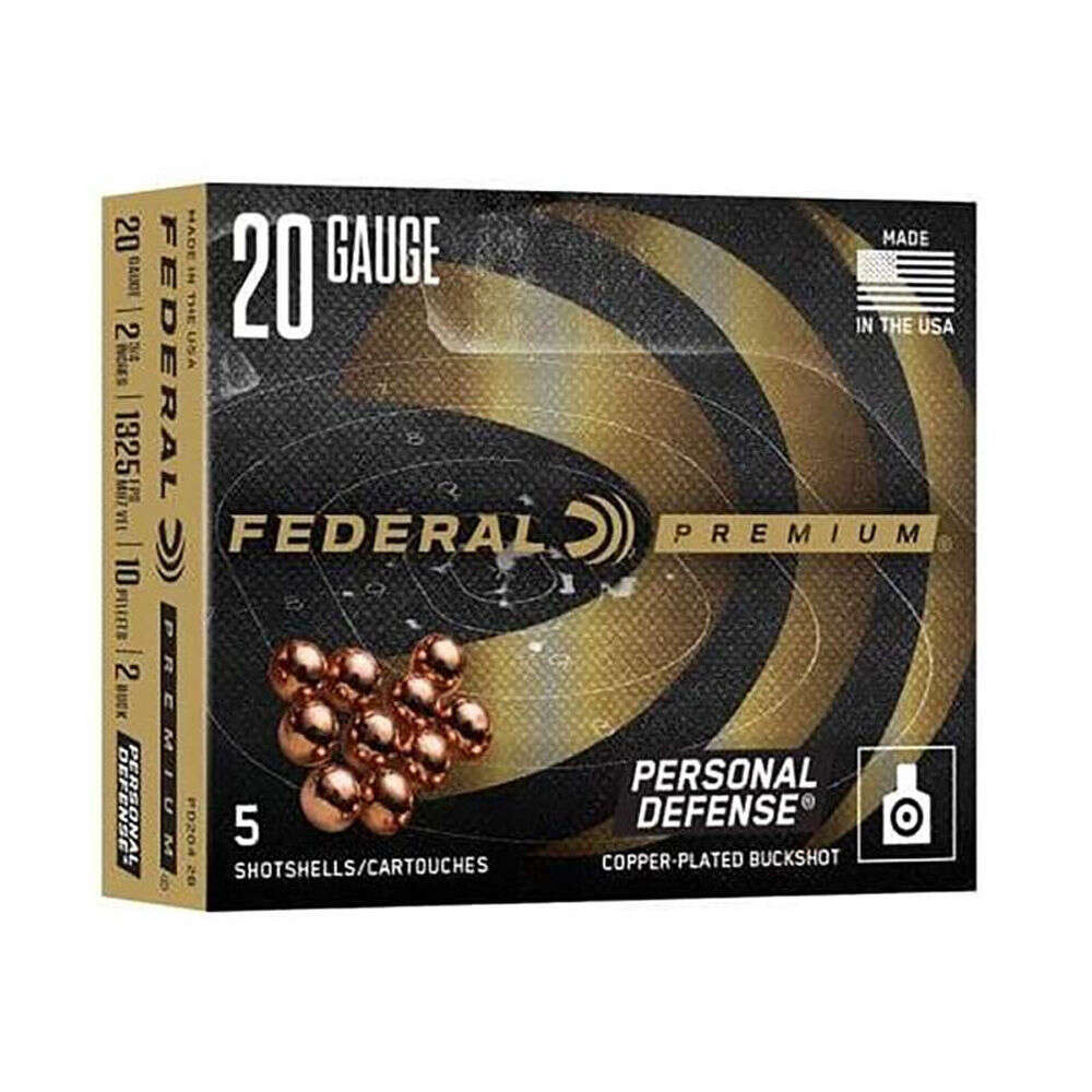 Ammunition Federal PERSONAL DEFENSE 20Gauge2.75" FED PRM FLT CTRL 20GA 2.75 2BK 5/50 • Model: PERSONAL DEFENSE