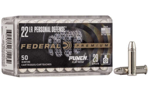 Ammunition Federal Federal Premium 22LR FED PRM PUNCH 22LR 29GR FN 50/5000 • Model: Federal Premium