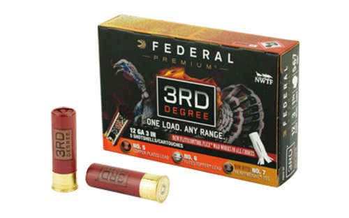 Ammunition Federal 3rd Degree 12Gauge3" FED 3RD DEGREE 12GA 3" 5/6/7 5/50