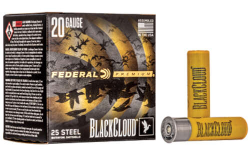 Ammunition Federal Federal Premium 20Gauge3" FED BLK CLOUD 20GA 3" #2 25/250