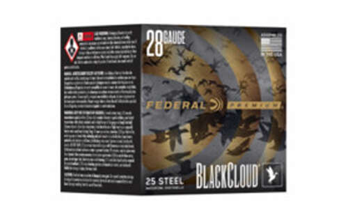 Ammunition Federal Federal Premium 28Gauge FED BLK CLOUD 28GA 3" #3 25/250