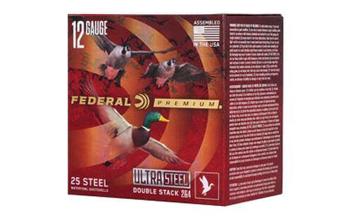 Ammunition Federal Ultra Steel 12Gauge FED ULT STL 12GA 3" 1.25OZ #2/#4 25 • Model: Ultra Steel