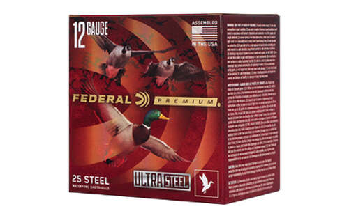 Ammunition Federal Ultra Steel 12Gauge FED ULT STL 12GA 3" 1.25OZ #2 25/250 • Model: Ultra Steel