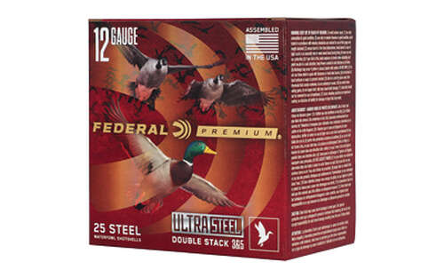 Ammunition Federal Ultra Steel 12Gauge FED ULT STL 12GA 3" 1.25OZ #3/#5 25 • Model: Ultra Steel