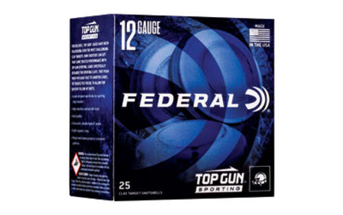 Ammunition Federal Top Gun 12Gauge FED TOP GUN 12GA 2.75" #7.5 1 OZ 25/