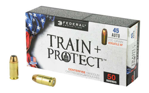 Ammunition Federal Train & Protect 45ACP FED TRAIN/PROTCT 45ACP 230GR VHP 50