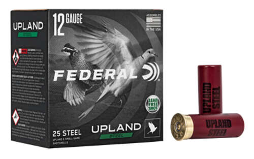 Ammunition Federal Upland Steel 12Gauge FED STL 12GA 2.75" #6 1 OZ 25/250 • Model: Upland Steel