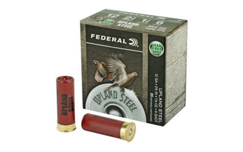 Ammunition Federal Field & Range Steel 12Gauge FED FLD/RANGE STEEL 12GA 2 3/4 #6 25