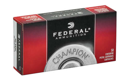 Ammunition Federal Champion 40SW FED CHAMP 40S&W 180GR FMJ BRSS 50/1