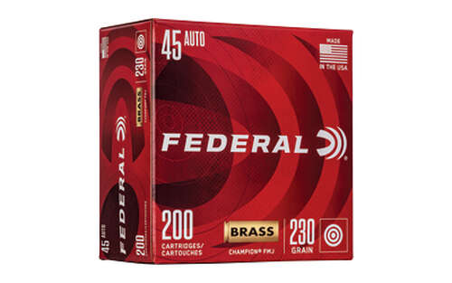 Ammunition Federal Champion 45ACP FED CHAMP 45ACP 230GR FMJ 200CT