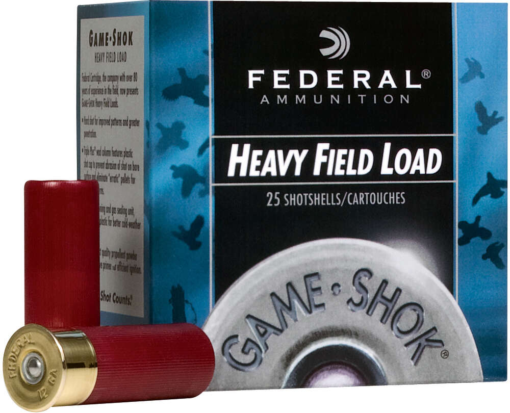 Ammunition Federal 1 1/4 oz 12Gauge FED H1255   GMLD UP FLD  12 2.75 5SHT  1-1/4 25/10