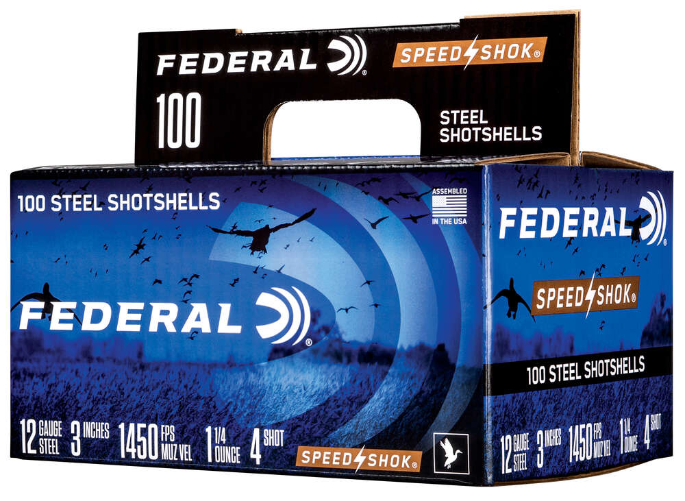 Ammunition Federal 1 1/4 oz 12Gauge FED WF142100BB SPDSHK    12 3IN BB  ST  11/4 100/2