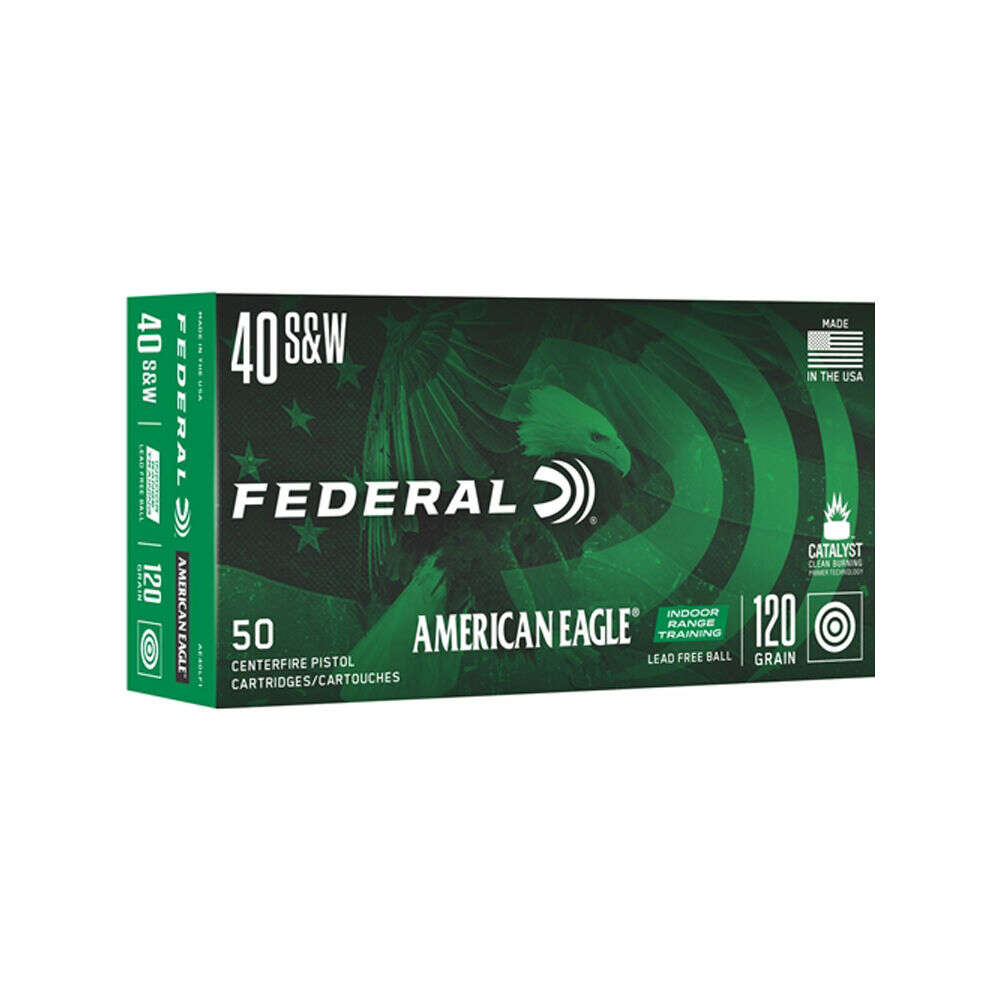 Ammunition Federal 471 ft lbs 40SW FED AE40LF1        40       120 LDFR BALL    50/10