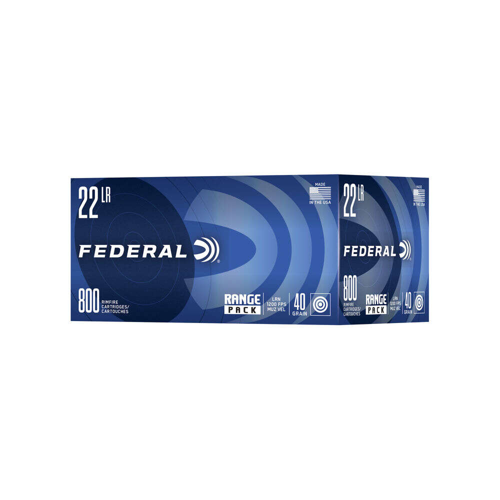 Ammunition Federal 128 ft lbs 22LR FED 729B800        22LR     40 LRN  *BULK*   800/4