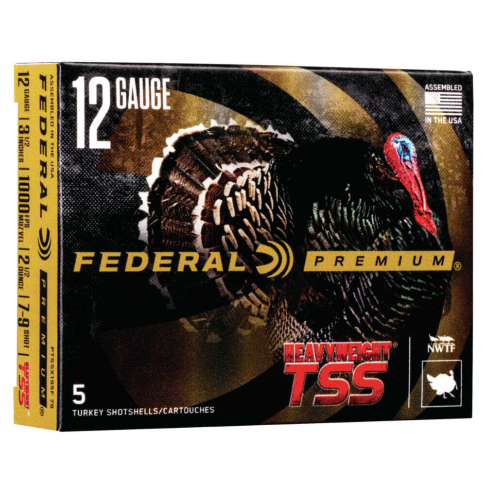 Ammunition Federal 2 1/2 oz 12Gauge FED PTSSX195F79  TSS CMB 12 3.5  21/2 TKY     5/50