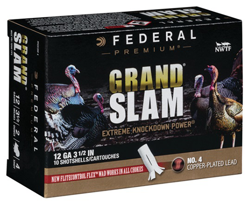 Ammunition Federal 2 oz 12Gauge FED PFCX139F4 GRSLAM     12 3.5  2OZ         10/25