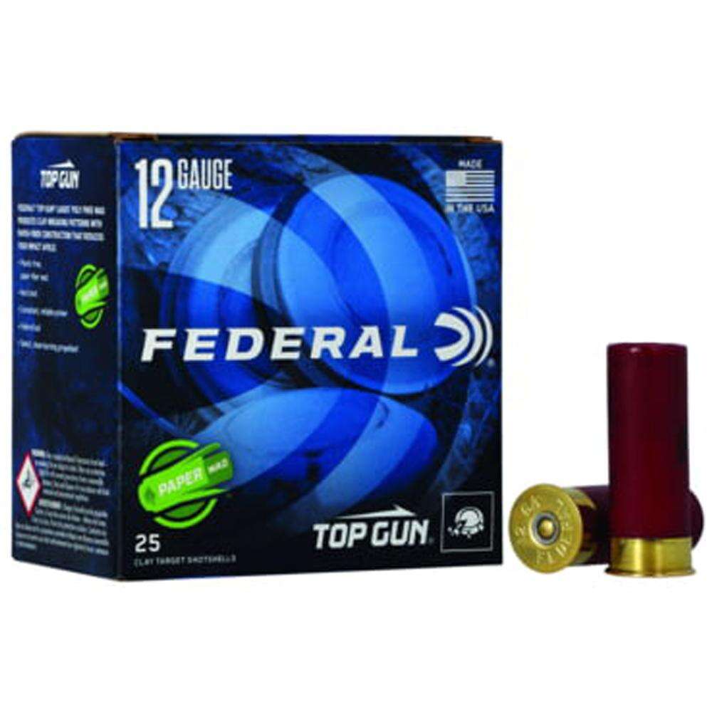 Ammunition Federal 1 oz 12Gauge FED TG12WS275  PAPER    12 2.75   7.5SHT 1OZ 25/10