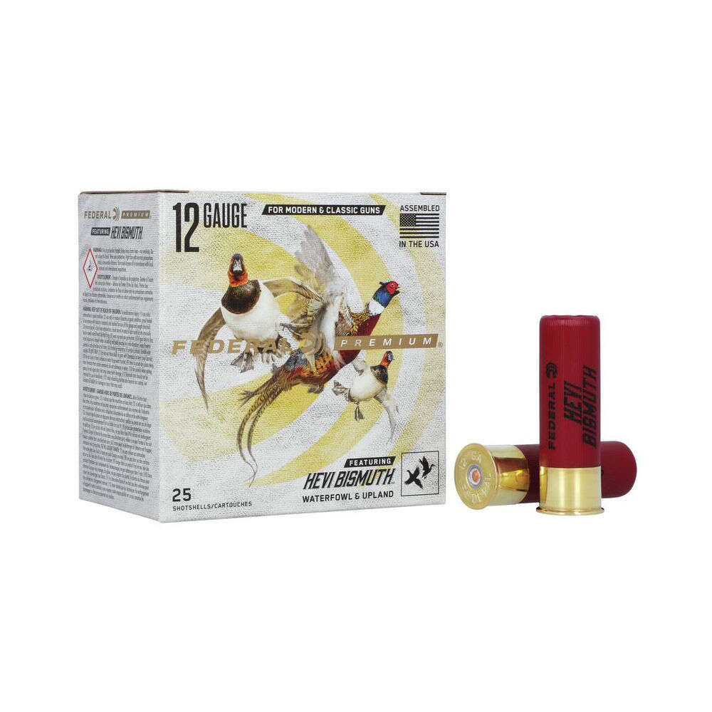 Ammunition Federal 1 3/8 oz 12Gauge FED PHBX1383 HEVI-BSMTH  12 3    3SHT   13/8 25/10 • Model: 1 3/8 oz