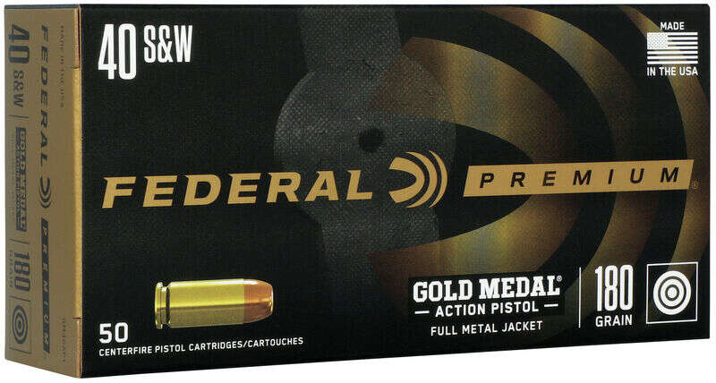 Ammunition Federal 361 ft lbs 40SW FED GM40AP1        40SW     180 FMJ  GM      50/10