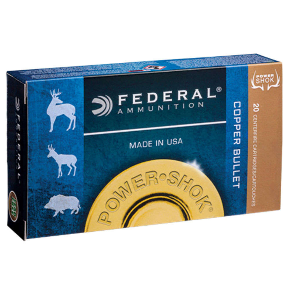 Ammunition Federal 3246 ft lbs 300WinMag FED 300W180LFA     300WIN  180 COP           20/10