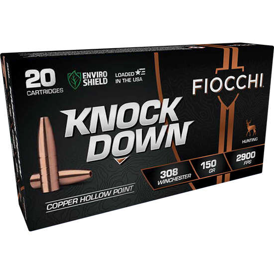 Ammunition Fiocchi ZPAP M85 308Win FIO KNOCK DOWN 308WIN 150GR HP 20/10 • Model: ZPAP M85