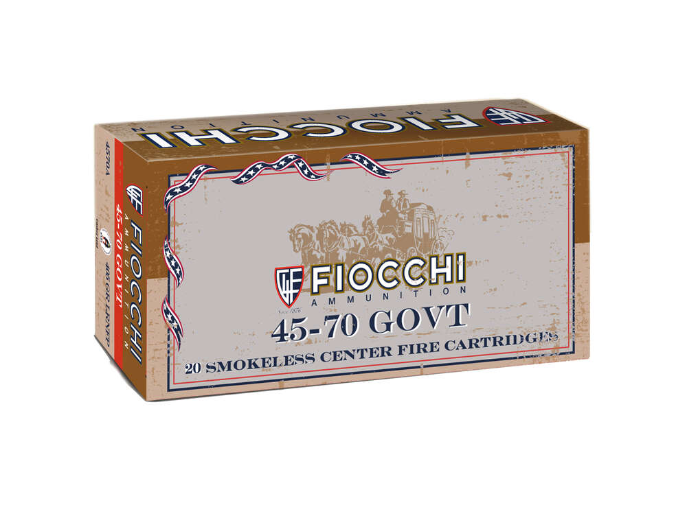 Ammunition Fiocchi 1263 ft lbs 45 70GOVT FIO 4570A     4570GVT    405 LRNFP           20/10