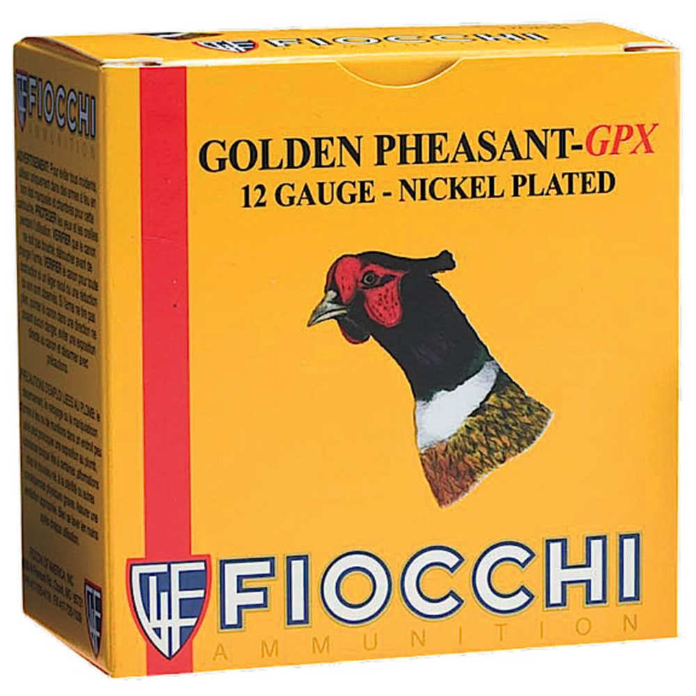 Ammunition Fiocchi 1 3/8 oz 12Gauge FIO 12GPX4    GLD PHS    12 2.75 4SHT   13/8 25/10