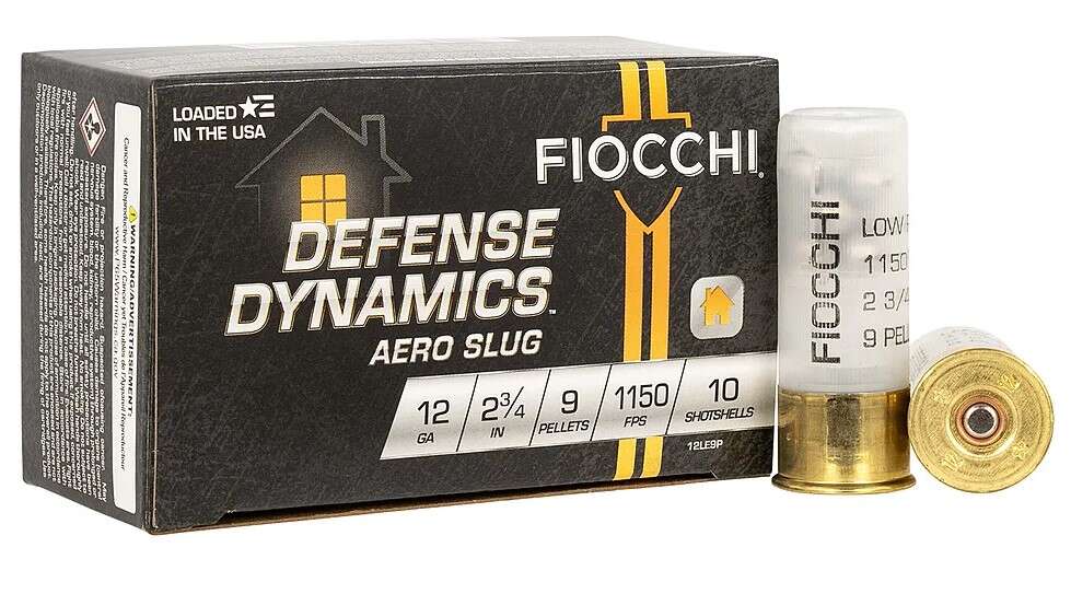 Ammunition Fiocchi 12Gauge FIO 12LE9P    12 LOW RECOIL BUCK NKL  1BK    10/25 • Model: 