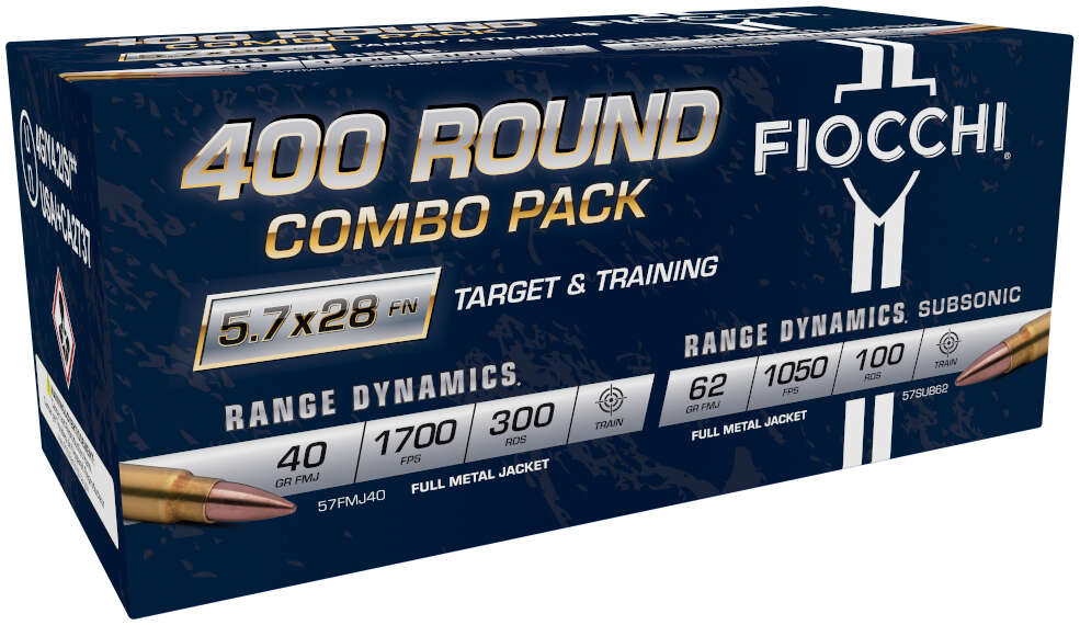 Ammunition Fiocchi 5.7x28mm FIO 57COMSUB  5.7X28MM  FMJSUB               400RD